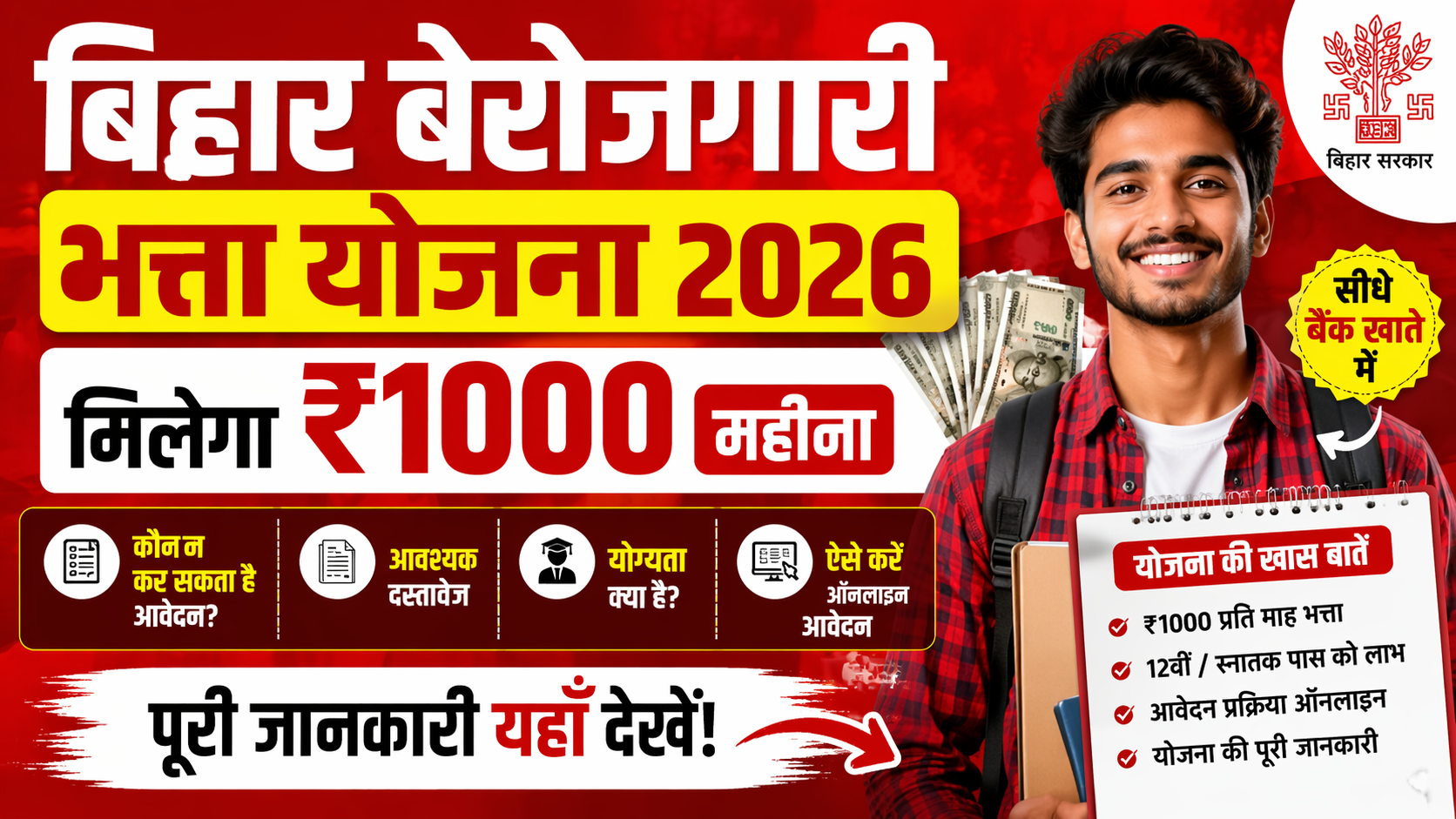 Bihar Berojgari Bhatta Yojana 2026